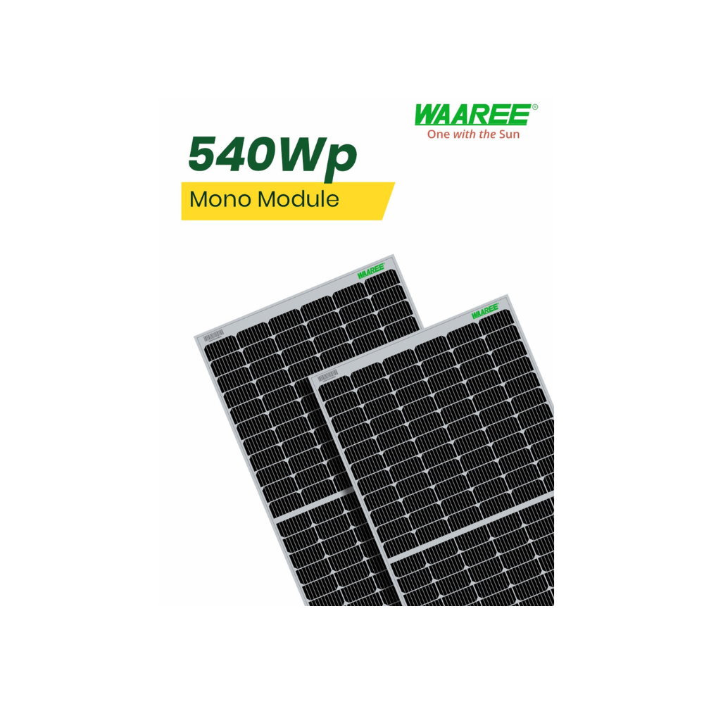 “540W Mono PERC Solar Panel – Waaree | Sumraj Urja”
